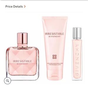 IRRESISTIBLE GIVENCHY by Givenchy 3 piece set Irresistible Eau de Parfum new